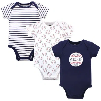 Hudson Baby Cotton Bodysuits 3-pack In Multi