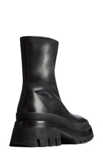 Khaite Fallon Lug Sole Bootie In Black