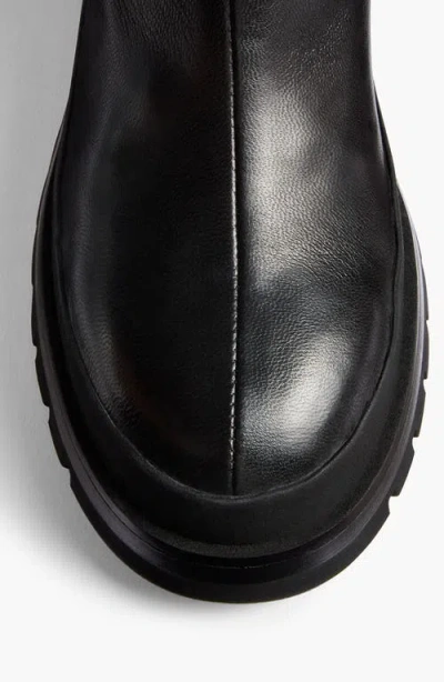 Khaite Fallon Lug Sole Bootie In Black