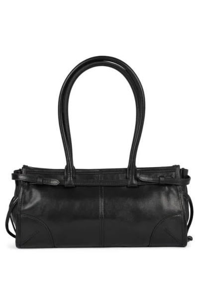 Jeffrey Campbell Pesky Leather Shoulder Bag In Black