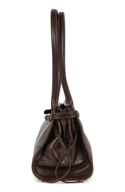 Jeffrey Campbell Pesky Leather Shoulder Bag In Brown