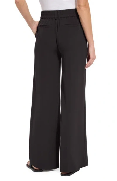 Lyssé Lysse Ellison Seamed Wide Leg Trousers In Black