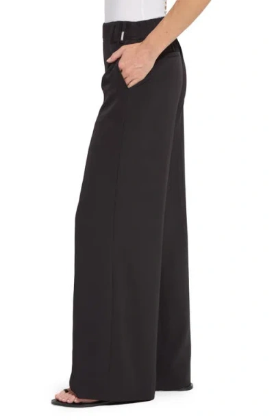 Lyssé Lysse Ellison Seamed Wide Leg Trousers In Black