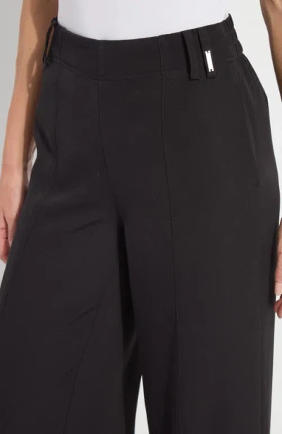 Lyssé Lysse Ellison Seamed Wide Leg Trousers In Black