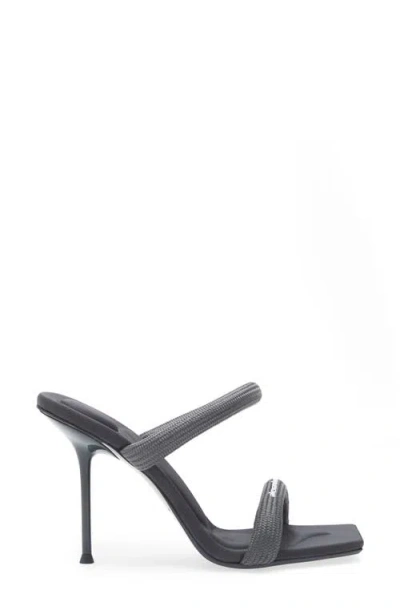 Alexander Wang Julie Padded Slide Sandal In Gray