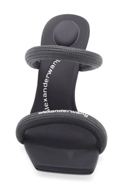 Alexander Wang Julie Padded Slide Sandal In Gray