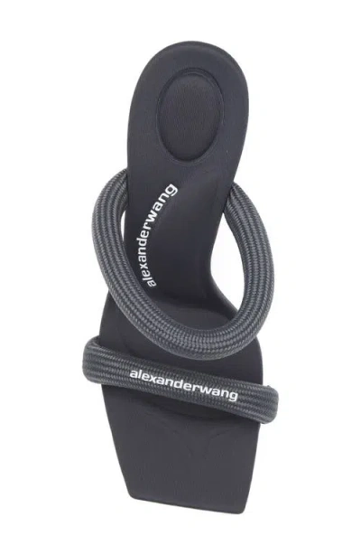 Alexander Wang Julie Padded Slide Sandal In Gray