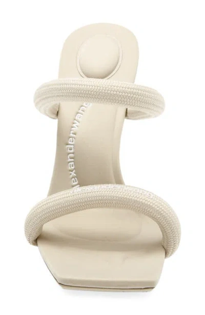 Alexander Wang Julie Double-strap Stiletto Sandals In White