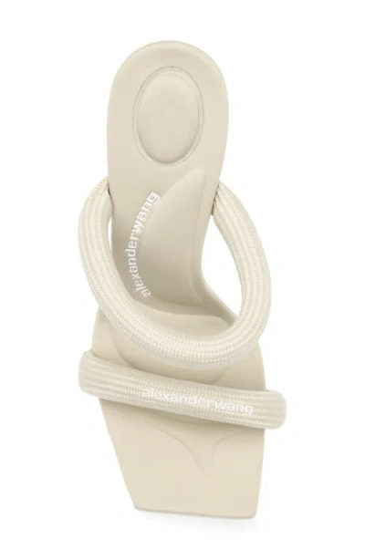 Alexander Wang Julie Double-strap Stiletto Sandals In White