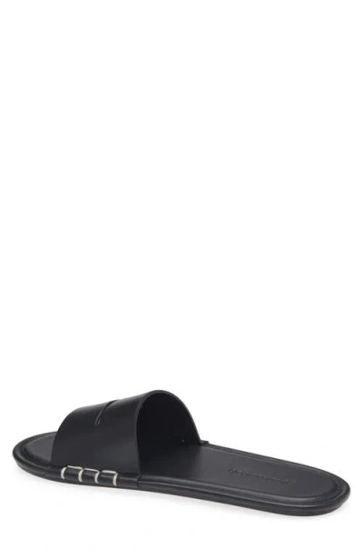 Jw Anderson Cut-out Detail Leather Sandals In Black