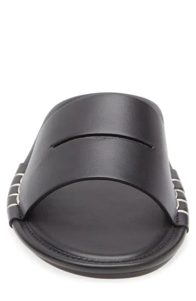 Jw Anderson Cut-out Detail Leather Sandals In Black