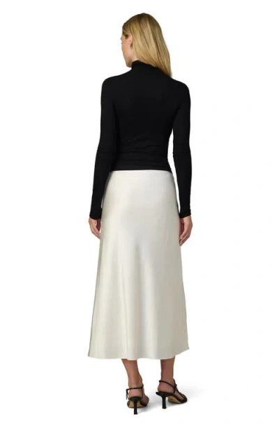 Joe's Jeans The Ines Satin Midi Skirt In White