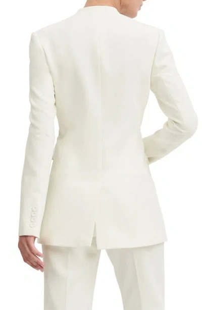 Favorite Daughter The Celeste Double Breasted Blazer In White