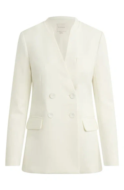 Favorite Daughter The Celeste Double Breasted Blazer In White