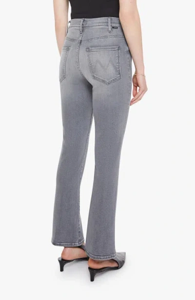 Mother The Hustler High Waist Ankle Bootcut Jeans In Blue