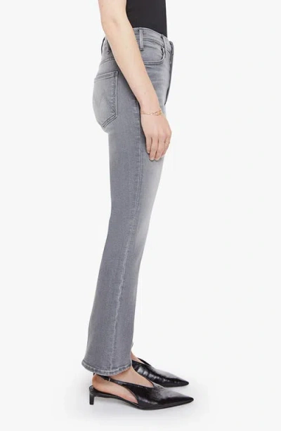 Mother The Hustler High Waist Ankle Bootcut Jeans In Blue