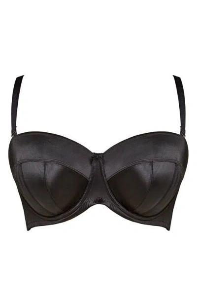 Panache Dana Underwire Strapless Bra In Black