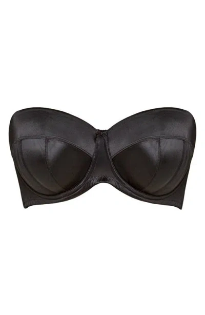 Panache Dana Underwire Strapless Bra In Black