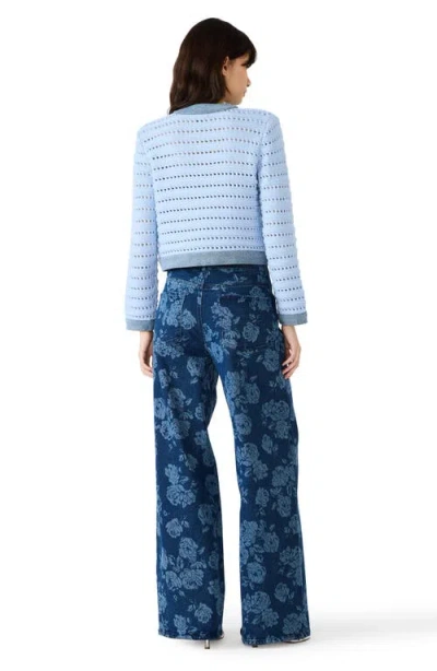 Steve Madden Cassette Cardigan In Blue