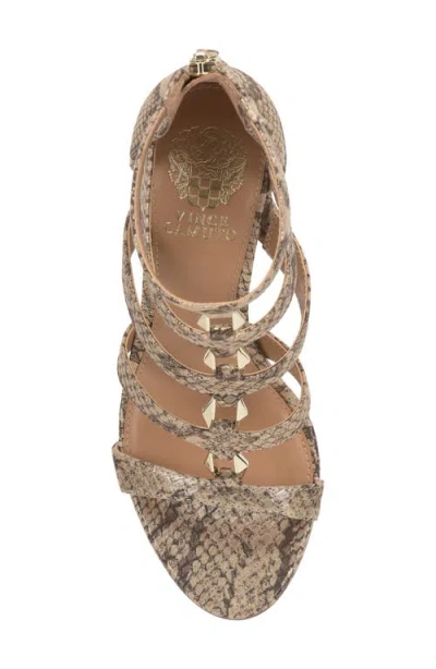 Vince Camuto Azelie Cage Sandal In Gold