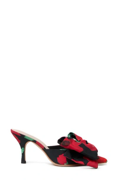 Loeffler Randall Margot Knotted Bow Pointed Toe Mule In Red