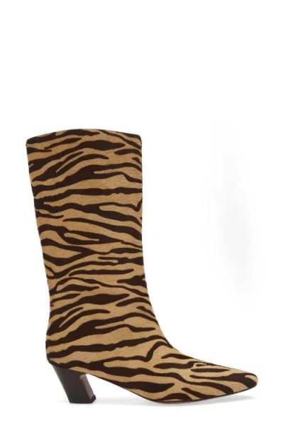 Loeffler Randall Cleo Bootie In Animal Print