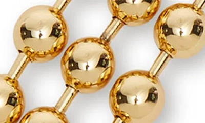 Lele Sadoughi Diana Triple Row Bracelet In Gold