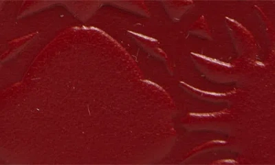 Amiri Ma Quad Leather Card Case In Red