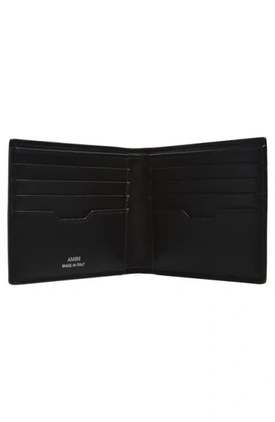 Amiri Ma Quad Coated Canvas Bifold Wallet In Black