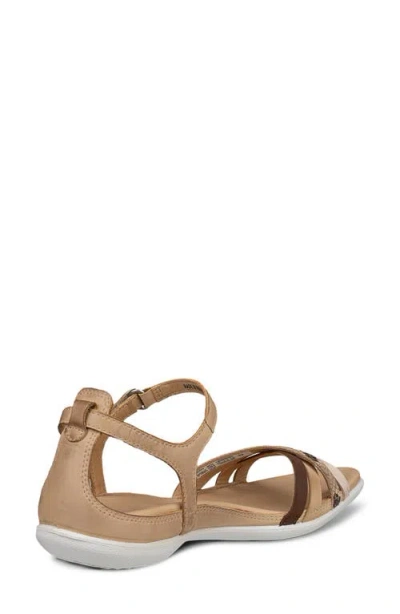 Ecco Flash Ankle Strap Sandal In Brown