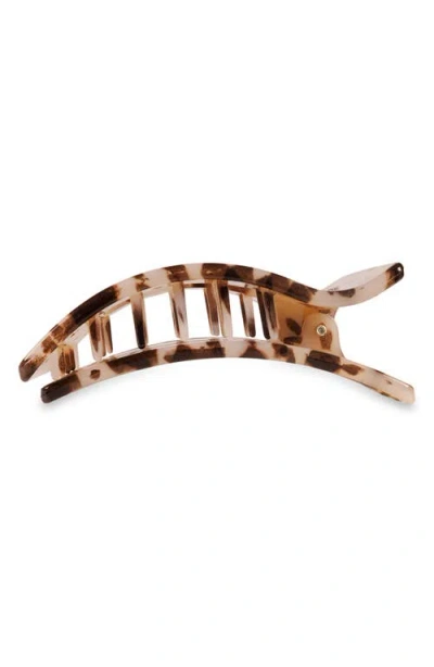 Teleties Medium Rectangle Hair Claw Clip In Brown