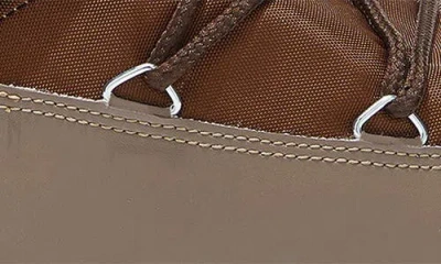 Moon Boot Brown Nylon And Synthetic Leather Icon Boots In Brown