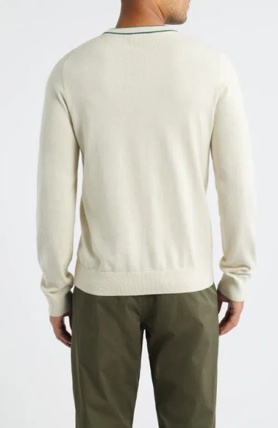 Ps By Paul Smith Ps Paul Smith Organic Cotton Crewneck Sweater In White