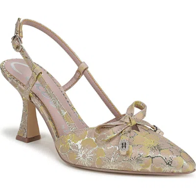 Circus Ny By Sam Edelman Monica Pointed Toe Slingback Pump In Brown