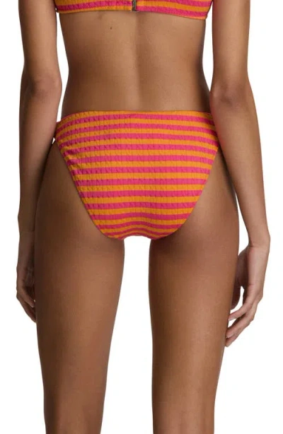 Polo Ralph Lauren Stripe Jacquard Minimal Bikini Bottoms In Multi