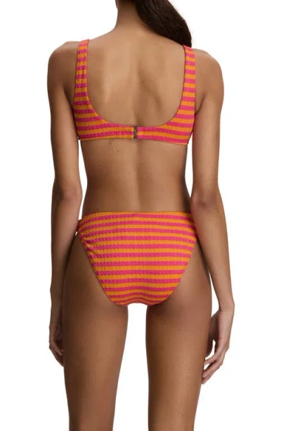 Polo Ralph Lauren Stripe Jacquard Minimal Bikini Bottoms In Multi