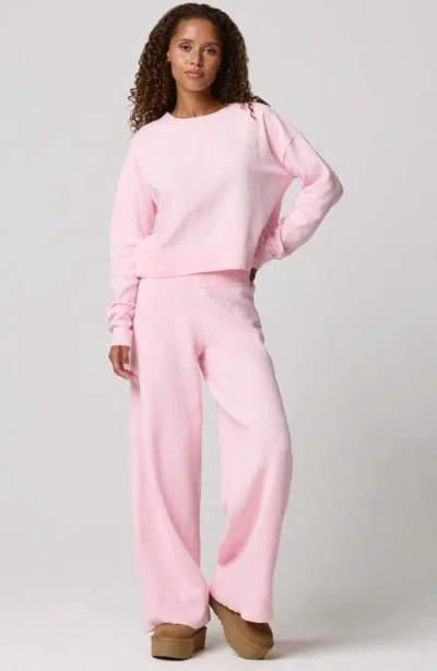 Florence By Mills Relaxed Chenille Sweater In Pink