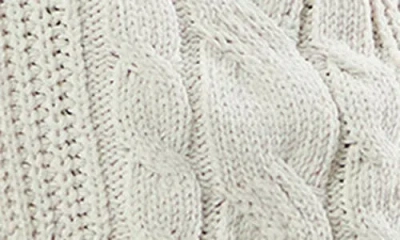 Pacsun Dylan Cable Knit Zip-up Hooded Sweater In White