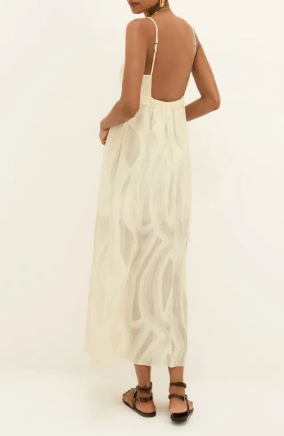 Vix Paula Hermanny Solid Nya Maxi Dress In White