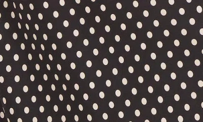 Matty M . Polka Dot Bias Cut Maxi Skirt In Multi