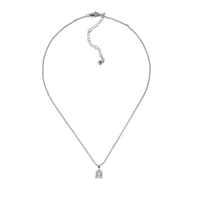 Uchi And Soto Women's Shikaku Silver Stone Pendant Necklace In Metallic