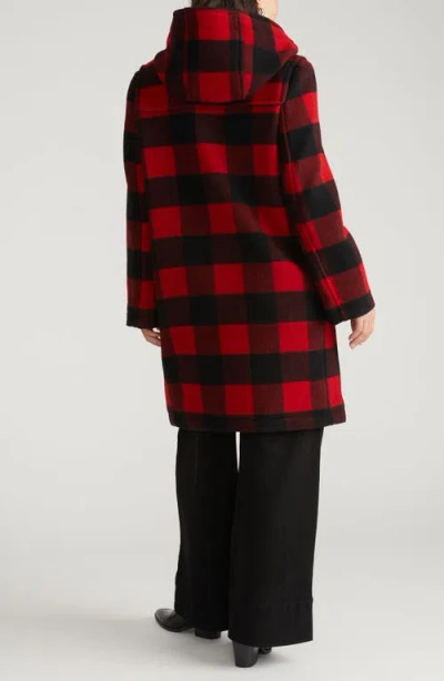 Universal Standard Highlands Duffle Coat In Red