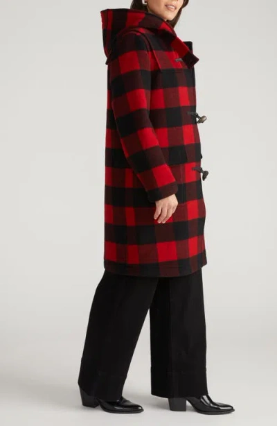 Universal Standard Highlands Duffle Coat In Red