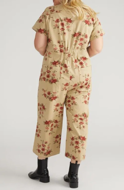 Universal Standard Kate Twill Jumpsuit In Neutral