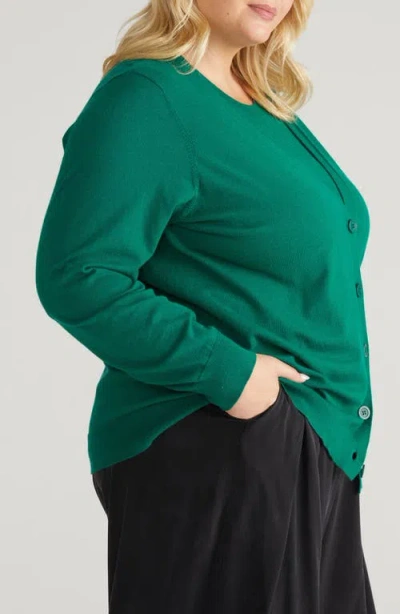 Universal Standard Cosmo Cardigan In Green