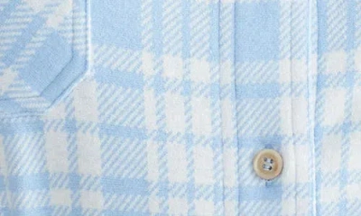 Universal Standard Maine Flannel Button-up Shirt In Blue