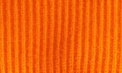 Universal Standard Bruno Stripe Rib Sweater In Orange