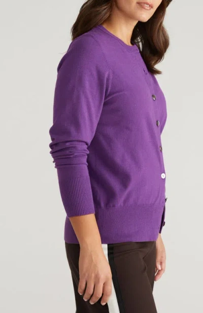 Universal Standard Savvy Cardigan In Purple