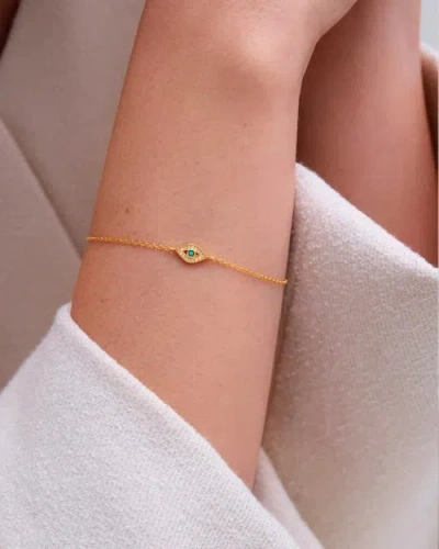 Astley Clarke Gold Biography Evil Eye Chain Bracelet In Gold