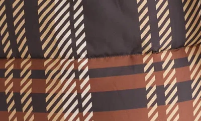 Universal Standard Matterhorn Hooded High-low Puffer Coat In Brown